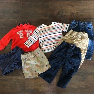✨SALE✨12 Month Baby Boy Clothes Bundle 7 Piece